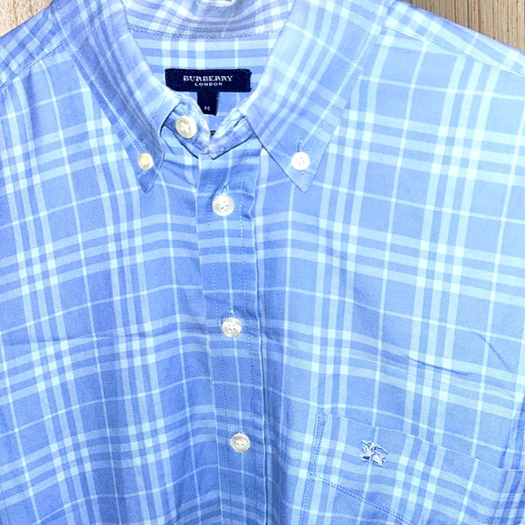 VINTAGE Burberry dress shirt size M - Picture 2 of 4